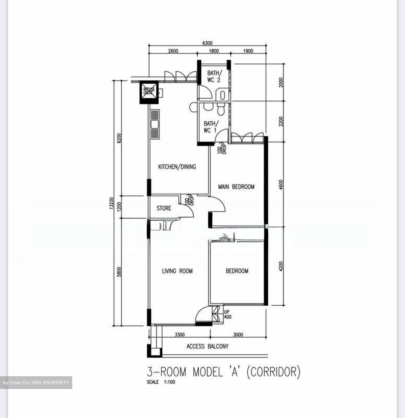 Blk 108 Bukit Purmei Road (Bukit Merah), HDB 3 Rooms #578809511